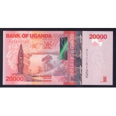 Уганда 20000 шиллингов 2010г.